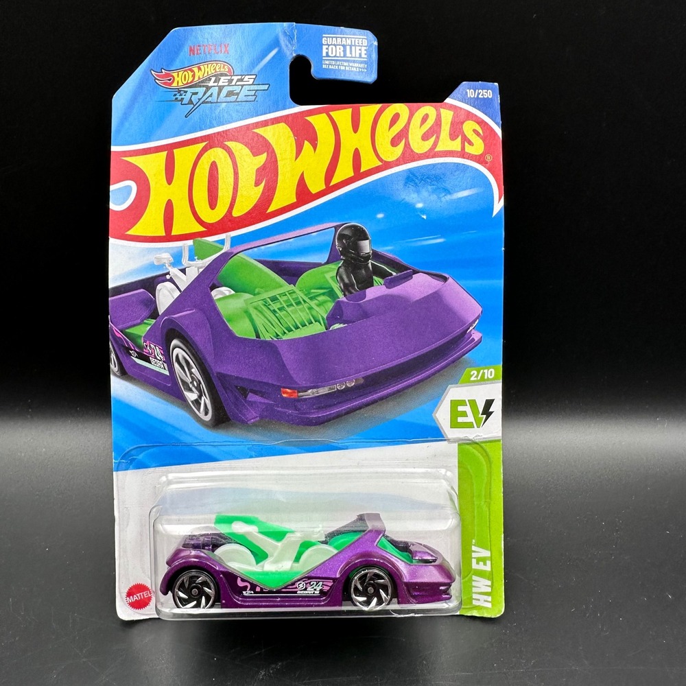 Hot Wheels Deora III Purple HW EV 10/250 Netflix Lets Race 2024 Diecast Car